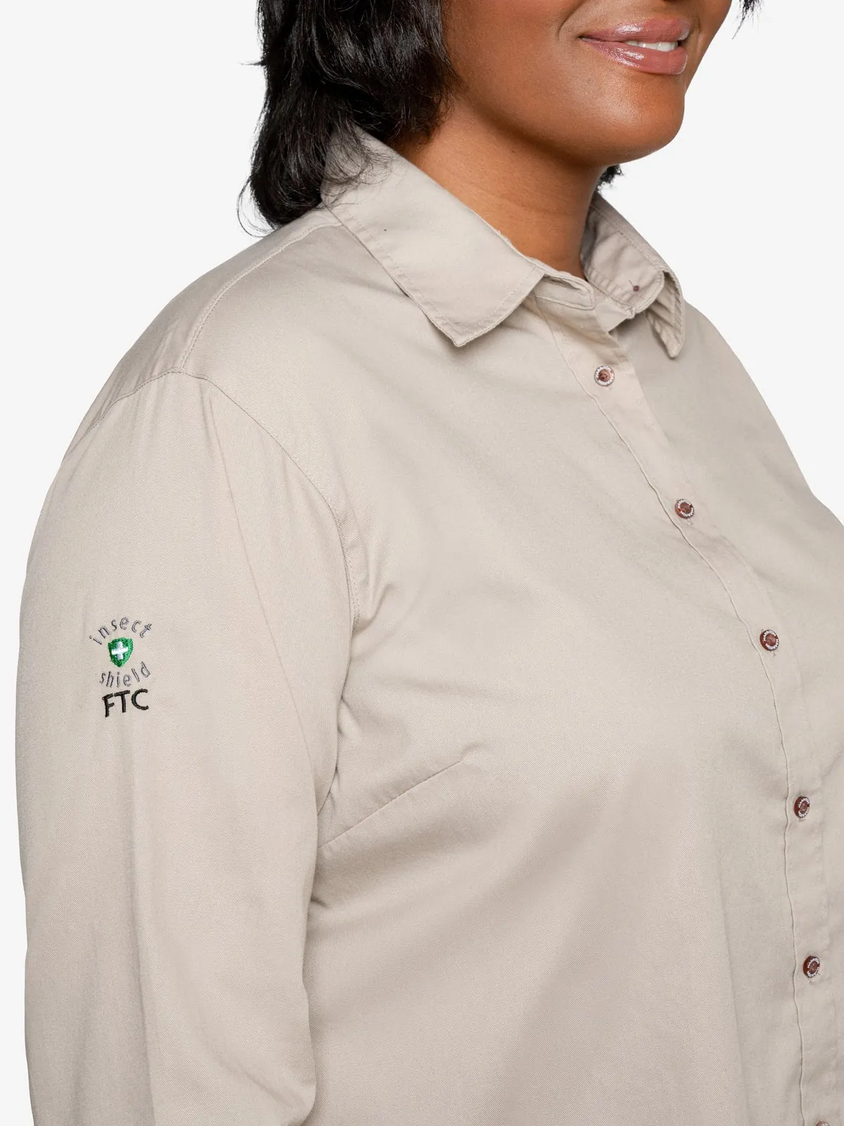 Insect Shield Women's Twill Work Shirt