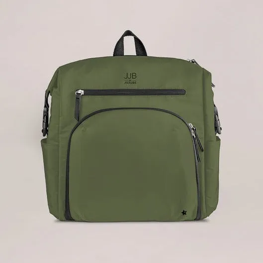 JJB by JuJuBe Modern Backpack Diaper Bag - Olive