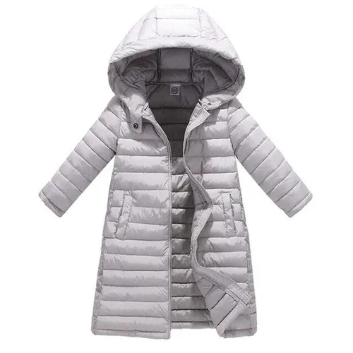 Kids Long Winter Warm Coat