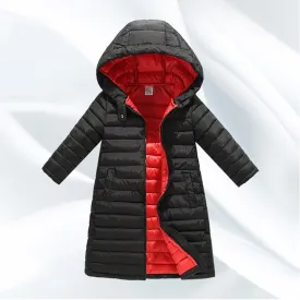 Kids Long Winter Warm Coat