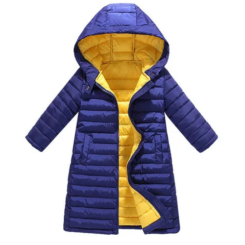 Kids Long Winter Warm Coat