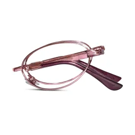 LensKandy Foldable purple Full rim Reading glasses for Women |  1.25 | SRG12