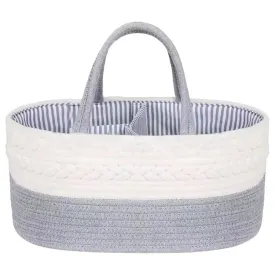 Little Story Cotton Rope Diaper Caddy (Grey)