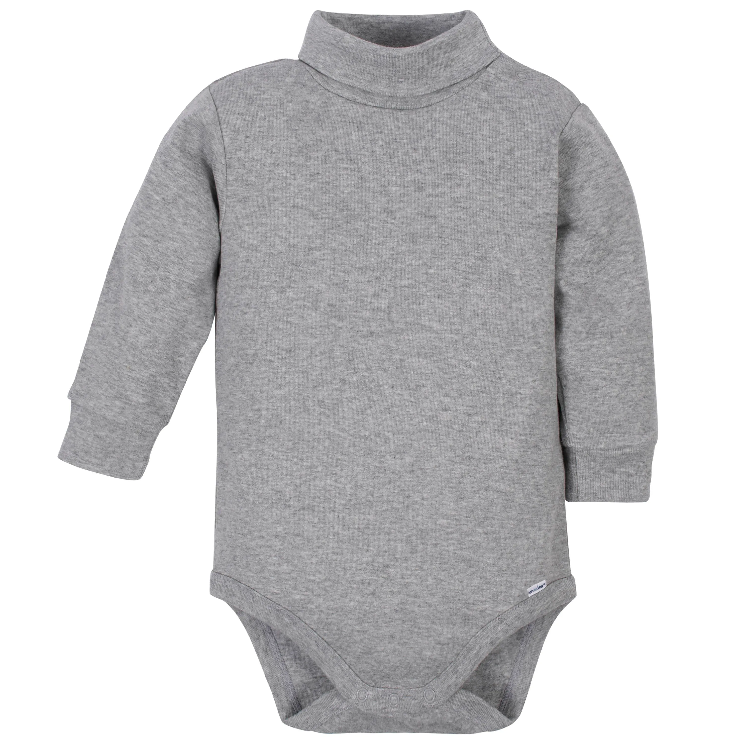 Long Sleeve Turtleneck Onesies Bodysuits 2-Pack