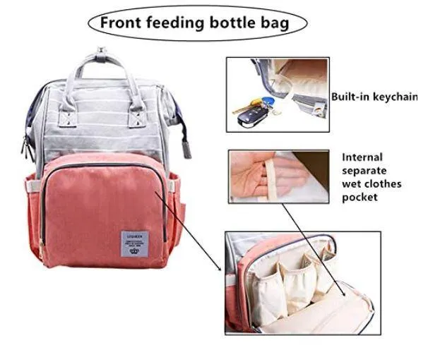 Luxury Diaper Bag Backpack With USB Port