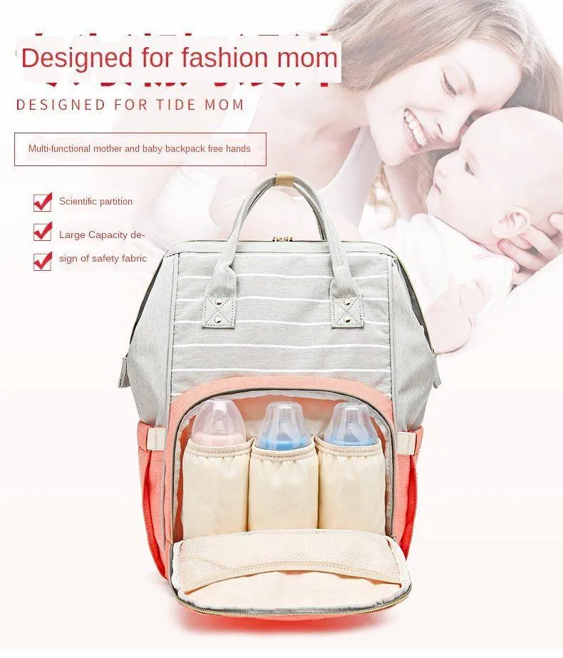 Luxury Diaper Bag Backpack With USB Port