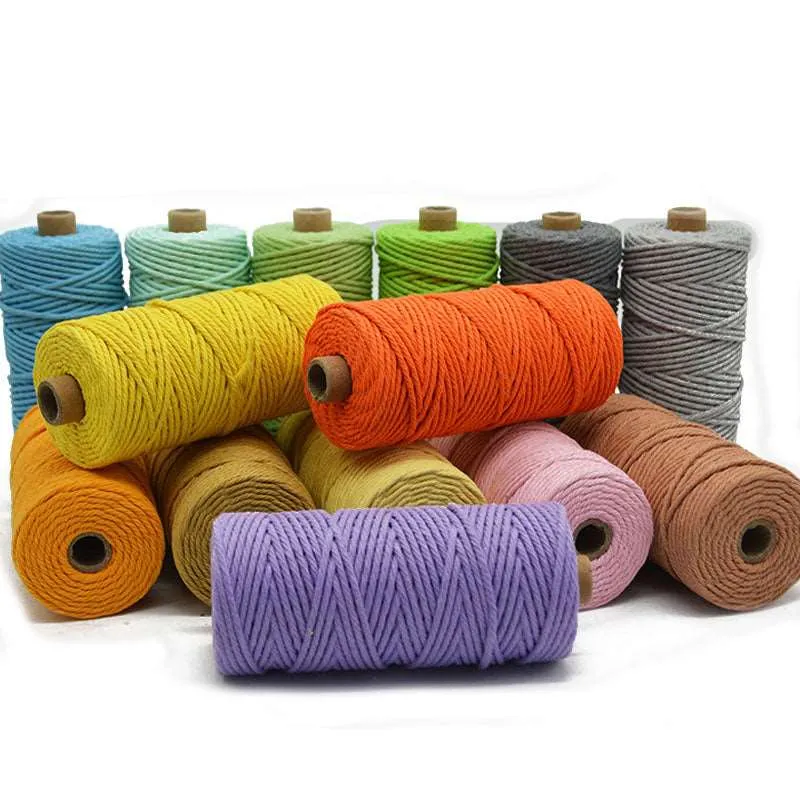 Macrame cord macrame rainbows maker cotton rope 2mm,3mm