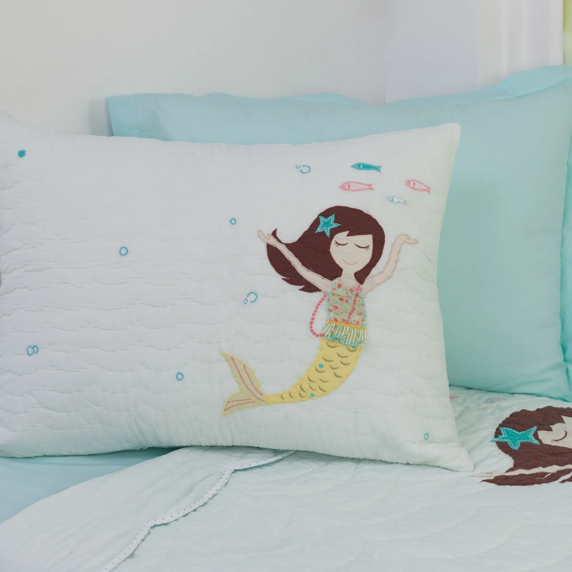 Magical Mermaids Kids Bedding Set <br> With Free Personalisation, Ages 3 to 15