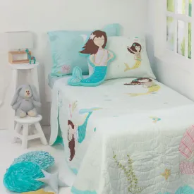 Magical Mermaids Kids Bedding Set <br> With Free Personalisation, Ages 3 to 15