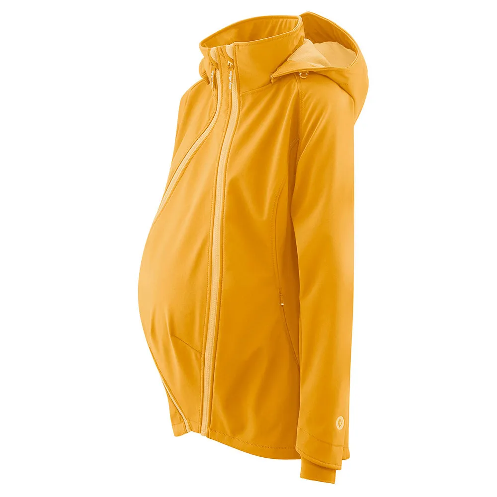 Mamalila Mustard Softshell Babywearing Jacket Allrounder