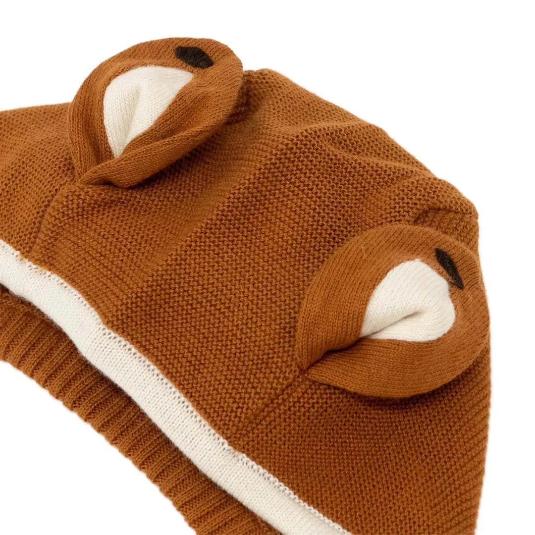 Meri Meri Baby Bonnet   Booties Set - Fox