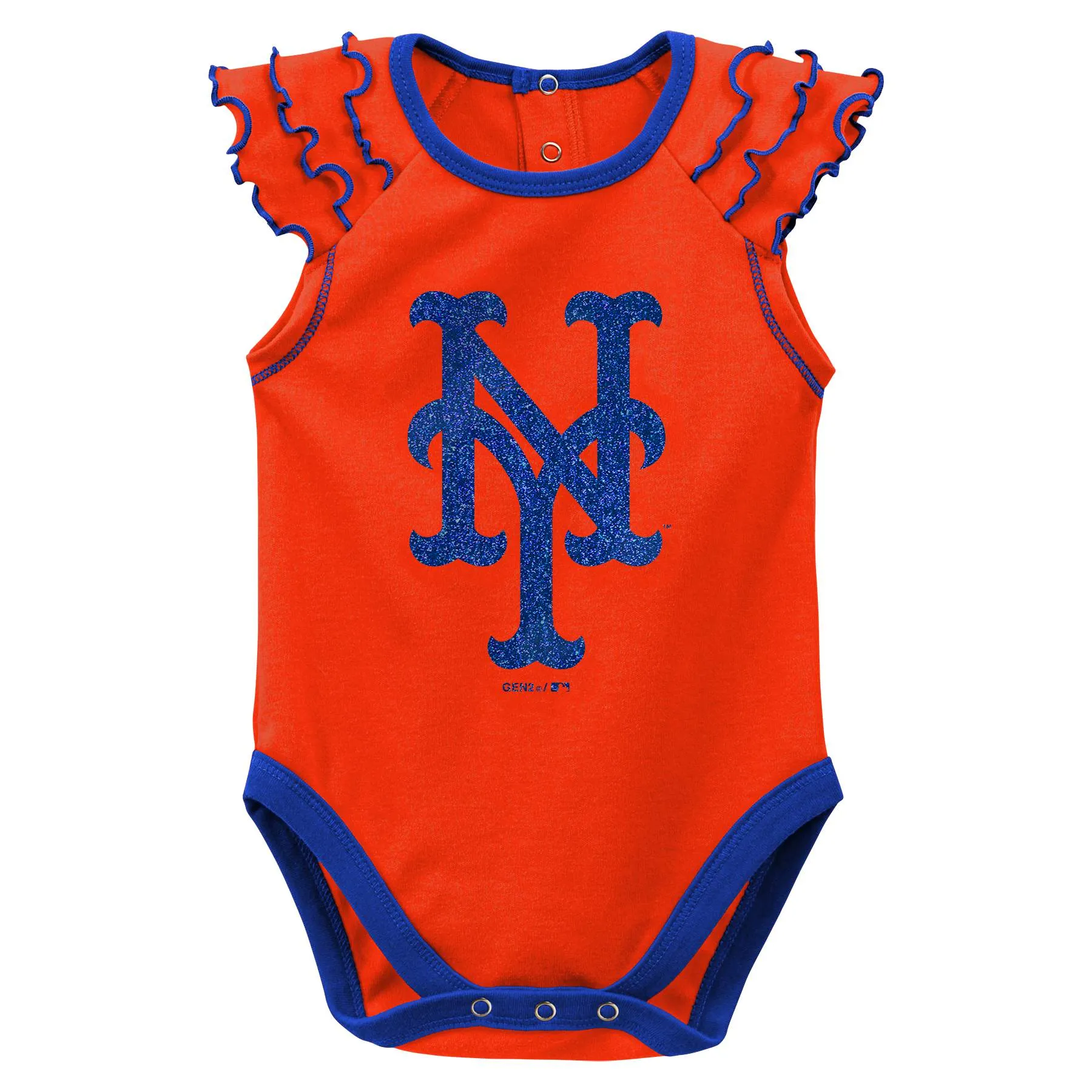 Mets Diamond Girl 2 Piece Bodysuit Set