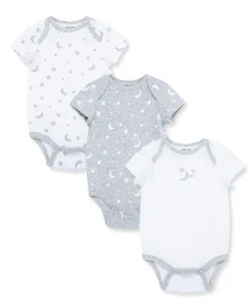 Moon & Stars 3-Pack Bodysuits