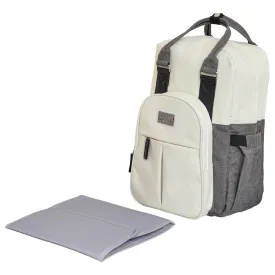 Moon - Luca Diaper Backpack (Grey Melange)