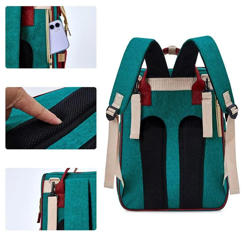 New Diaper Bag Backpack With Bed Changing Station