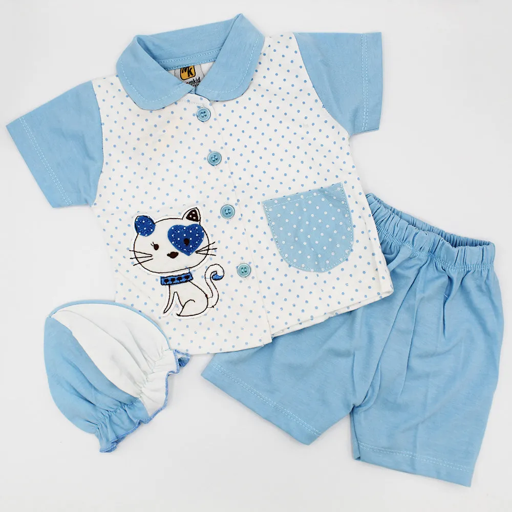 Newborn Baby Girl Cute Kitten Dress for 0-3 months