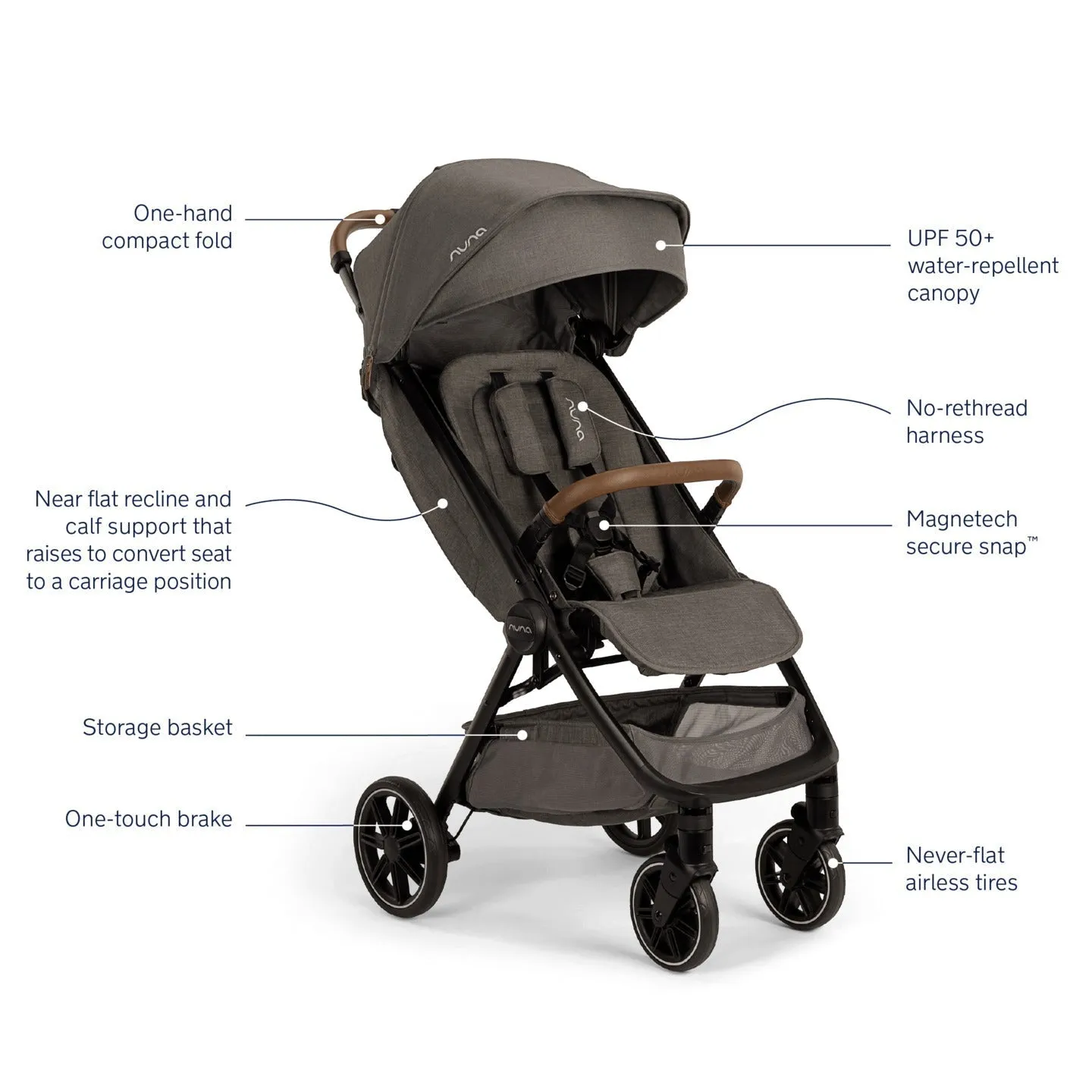 Nuna Trvl LX Stroller   Carry Bag