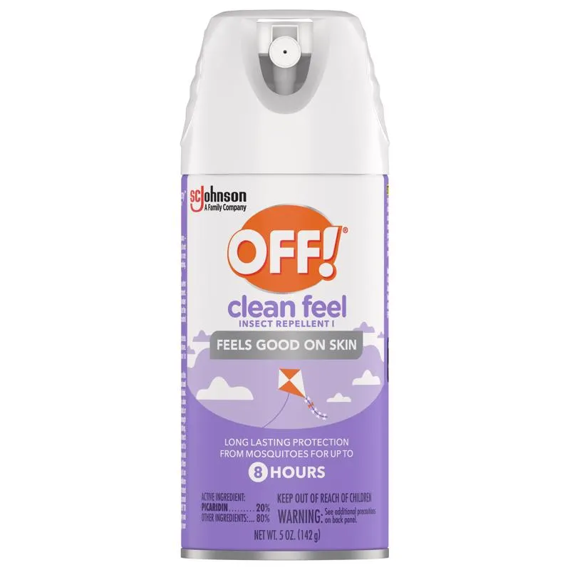 OFF! Clean Feel Insect Repellent Liquid For Mosquitoes/Ticks 5 oz