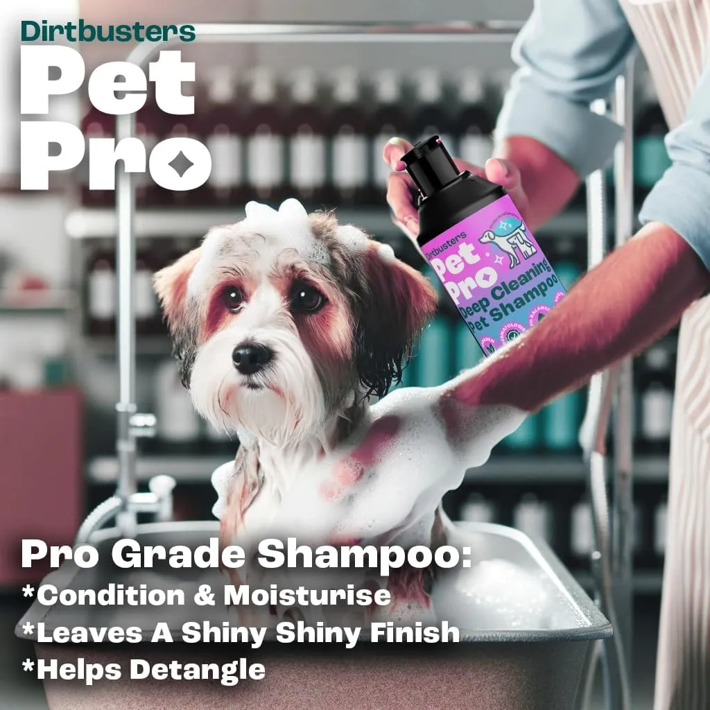 Pet Pro Dog Shampoo (2L) Sensitive Skin, Deep Cleaning Professional Dog Grooming & Puppy Shampoo