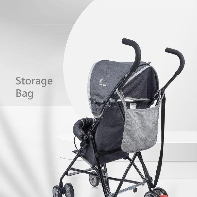 Pixie Buggy Stroller - Easy to Fold & Store, UV Sun Protection Canopy, Rear Brakes, Storage bag