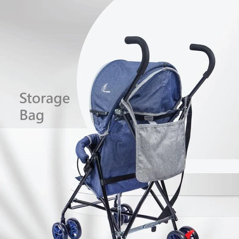 Pixie Buggy Stroller - Easy to Fold & Store, UV Sun Protection Canopy, Rear Brakes, Storage bag