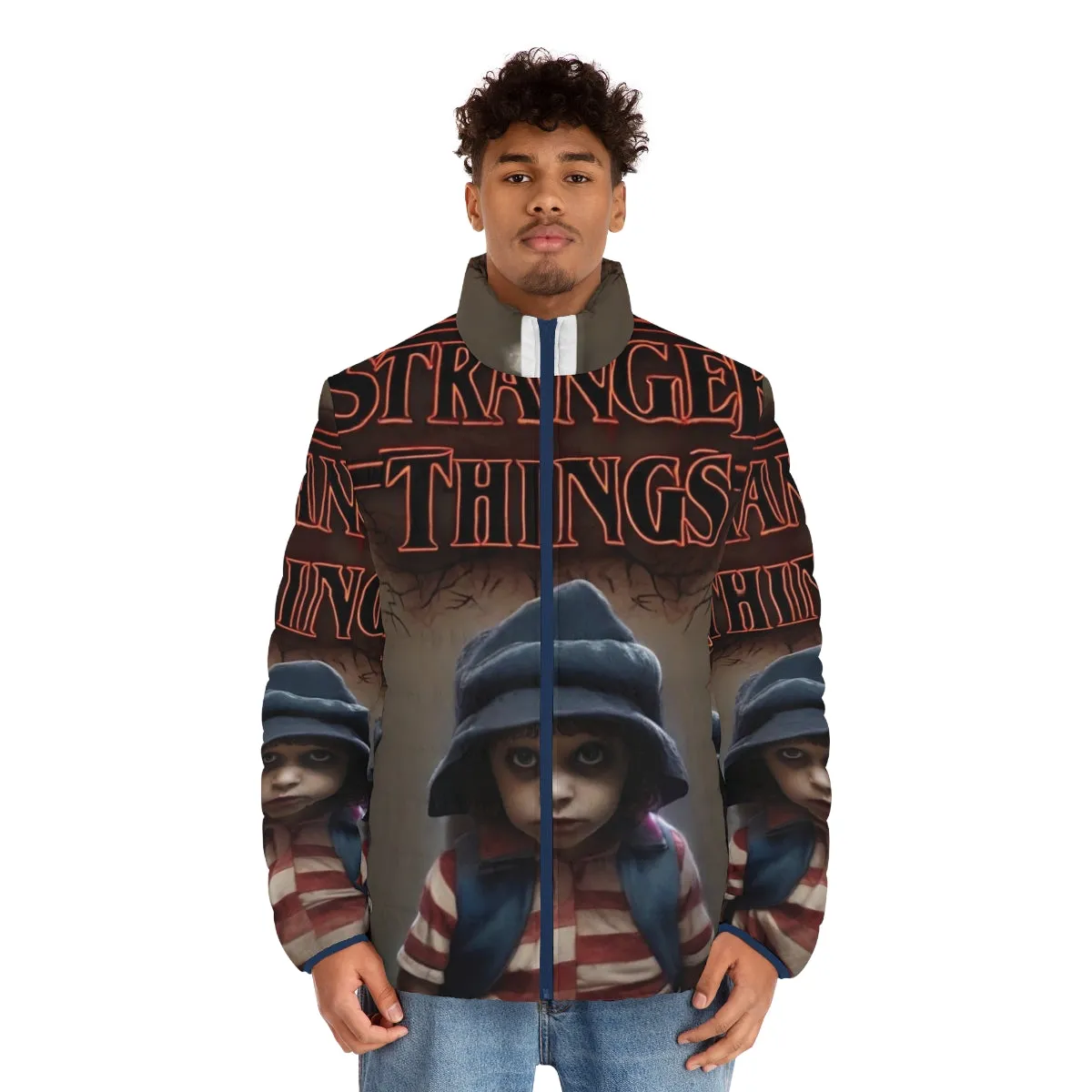 "Stranger Things Eleven Puffer Jacket - Sci-Fi Inspired Outerwear"