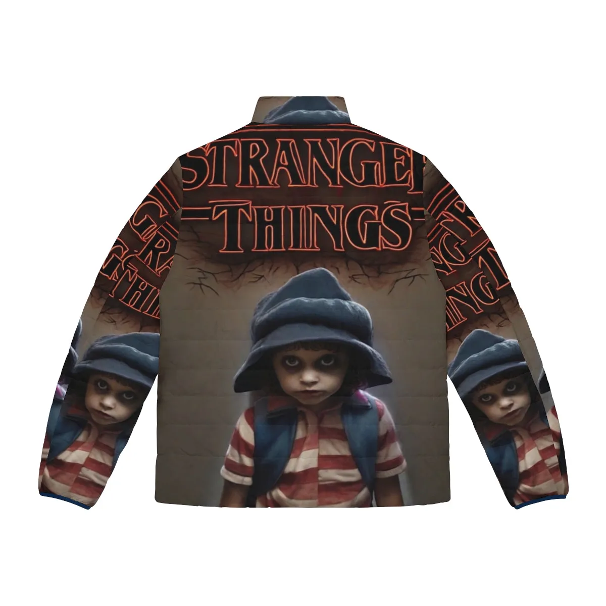 "Stranger Things Eleven Puffer Jacket - Sci-Fi Inspired Outerwear"