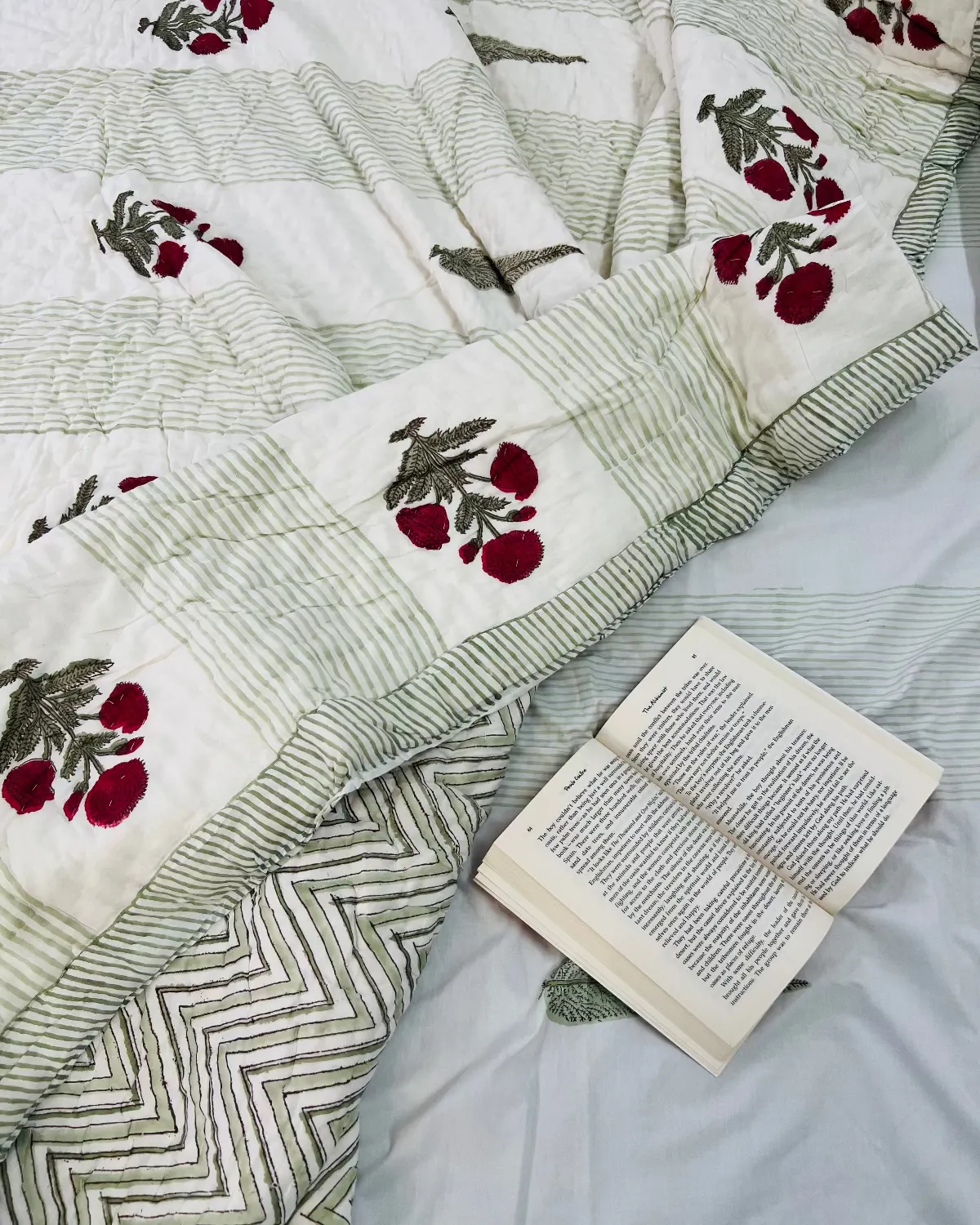 Rajputana Bloom Quilt Bedding Set