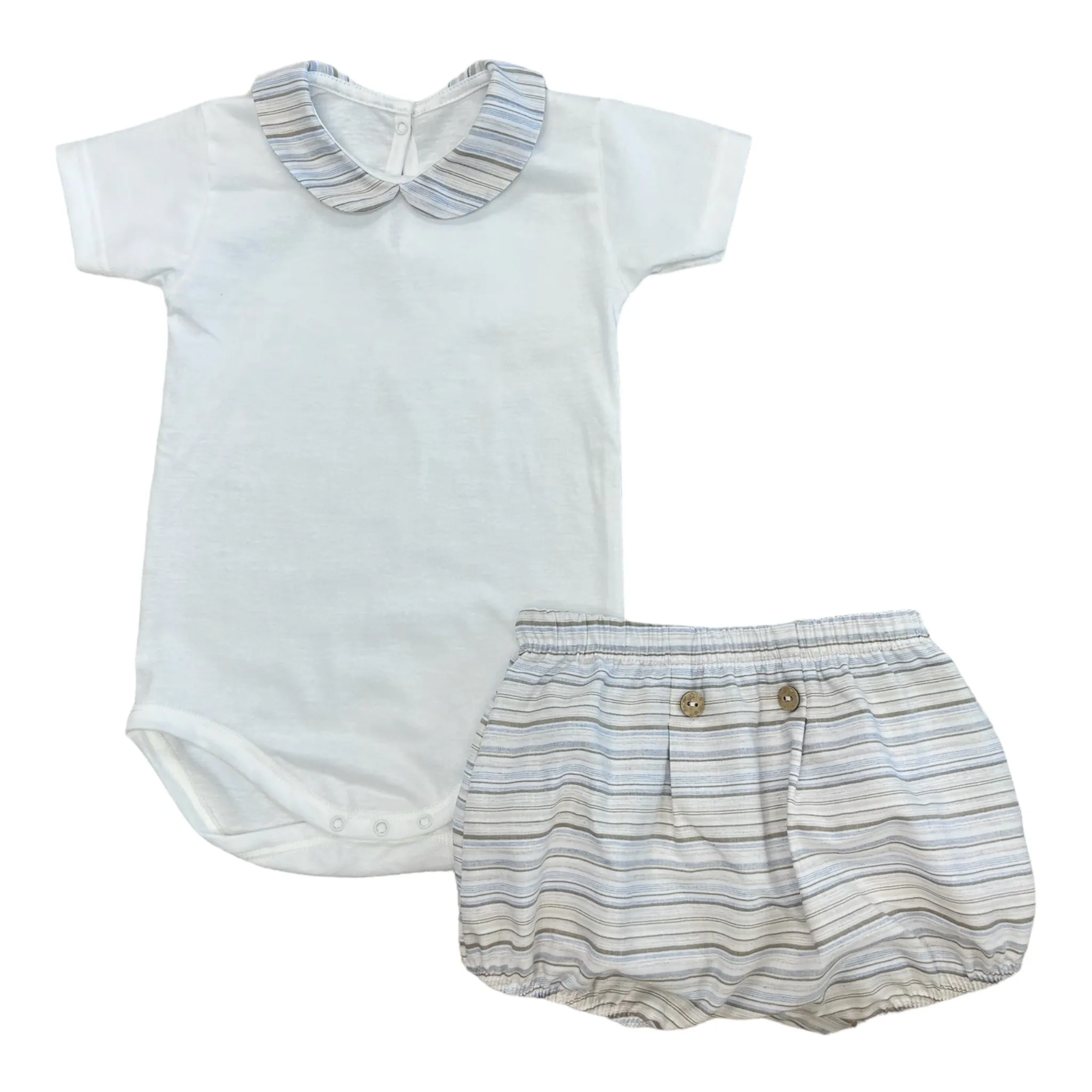 Rapife - 2 piece outfit, top and stripe short pants