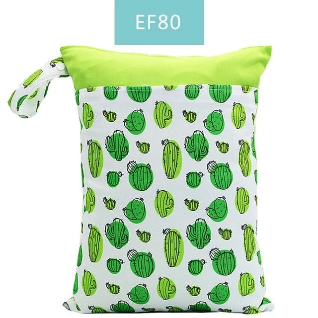 Reusable Waterproof Cloth Diaper Wet Bag 30x40cm - Eco-Friendly