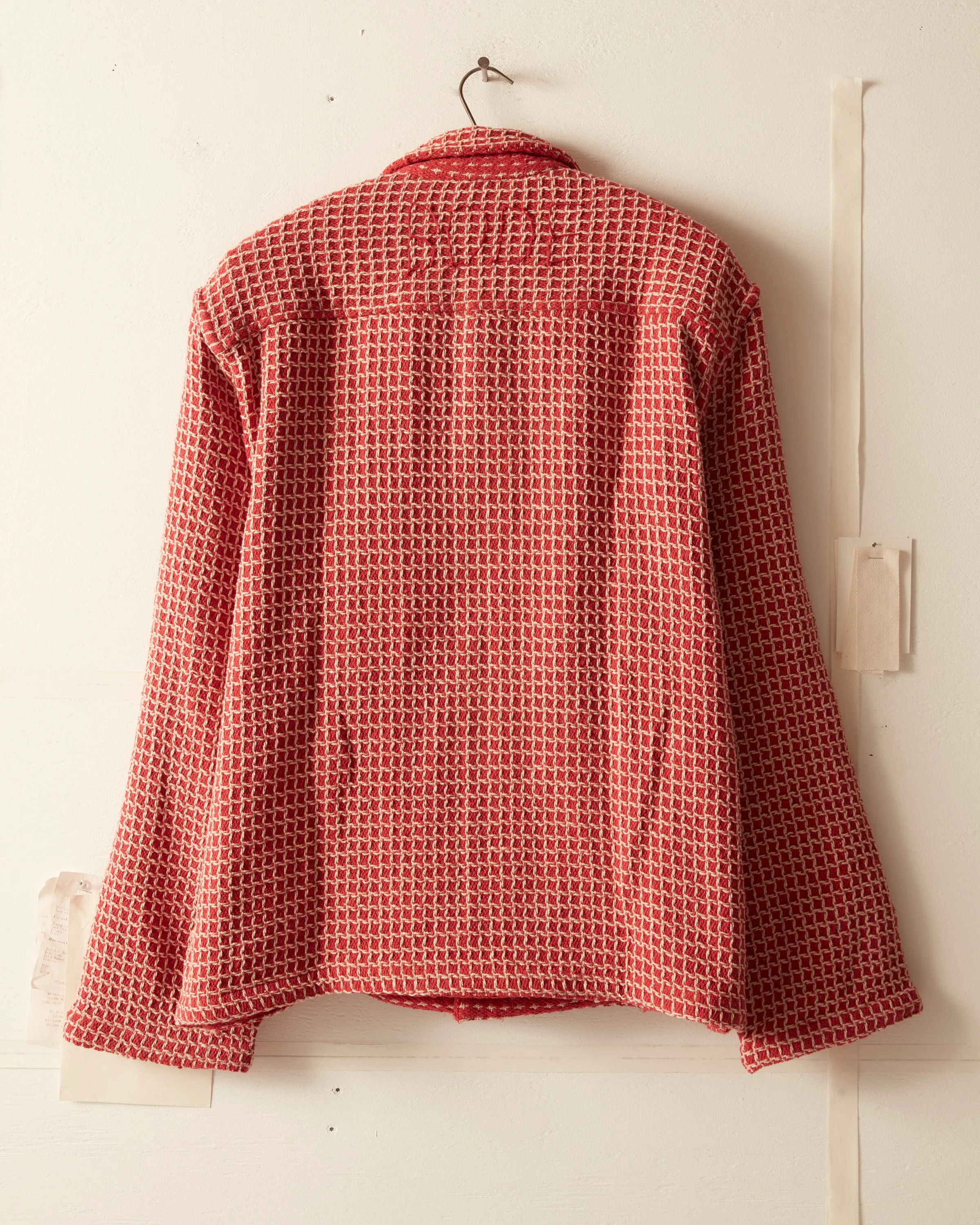 Reversible Duo Waffle Jacket - Red