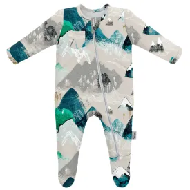 ROCKY MOUNTAINS FOOTED JAMMIES by Milk Snob