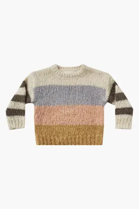 Rylee   Cru Multi Stripe Aspen Baby Sweater