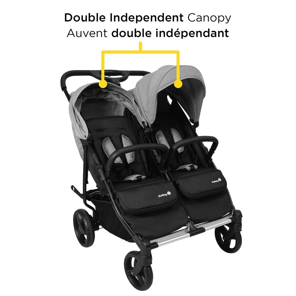 Safety 1st Double Double Duo Stroller - Flint Grey