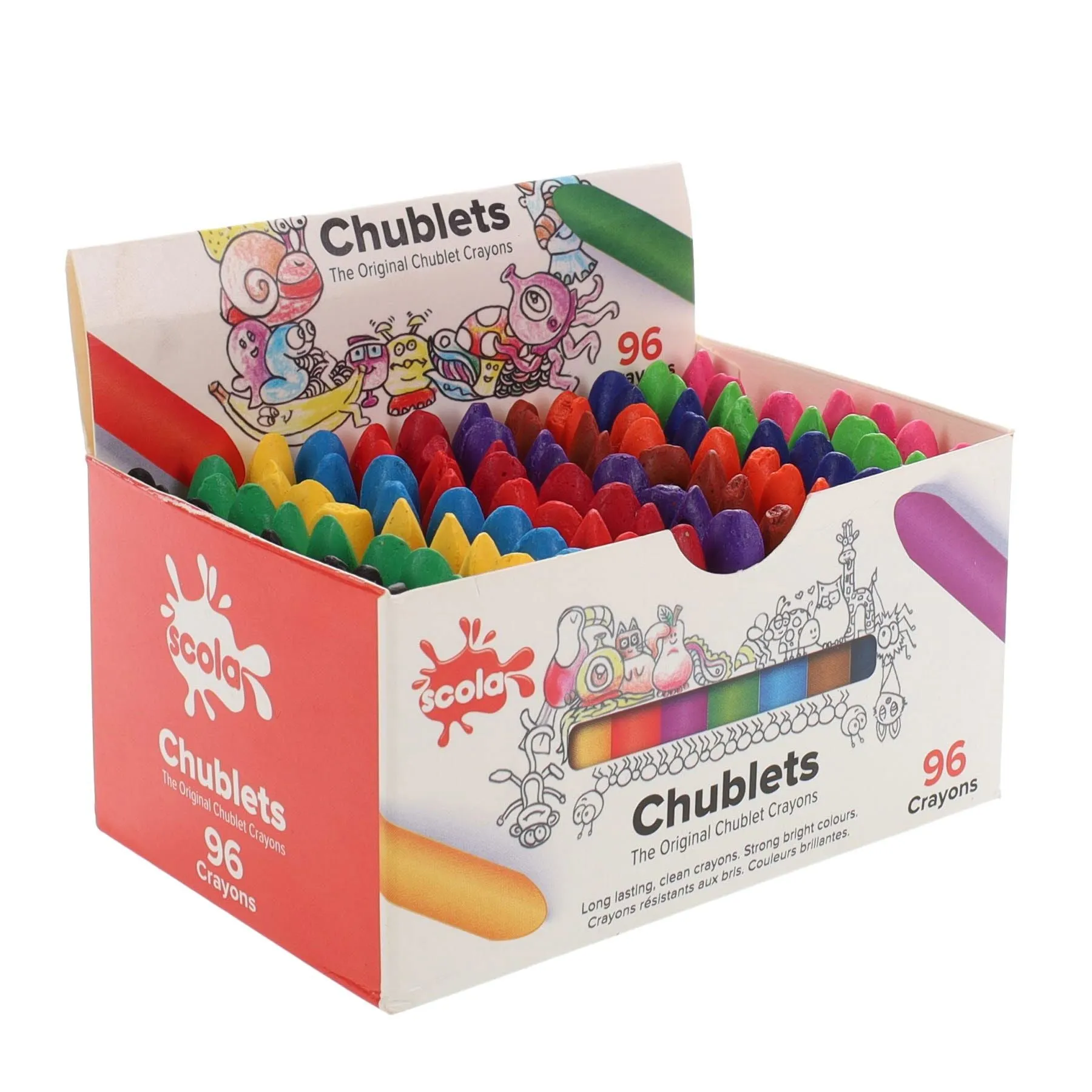 Scola Chublets Crayons - Pack of 96