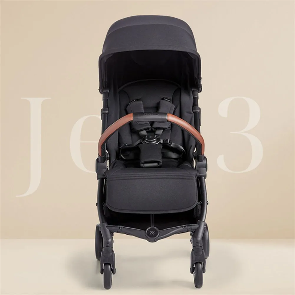 Silver Cross Jet 3 Super Compact Stroller - Black