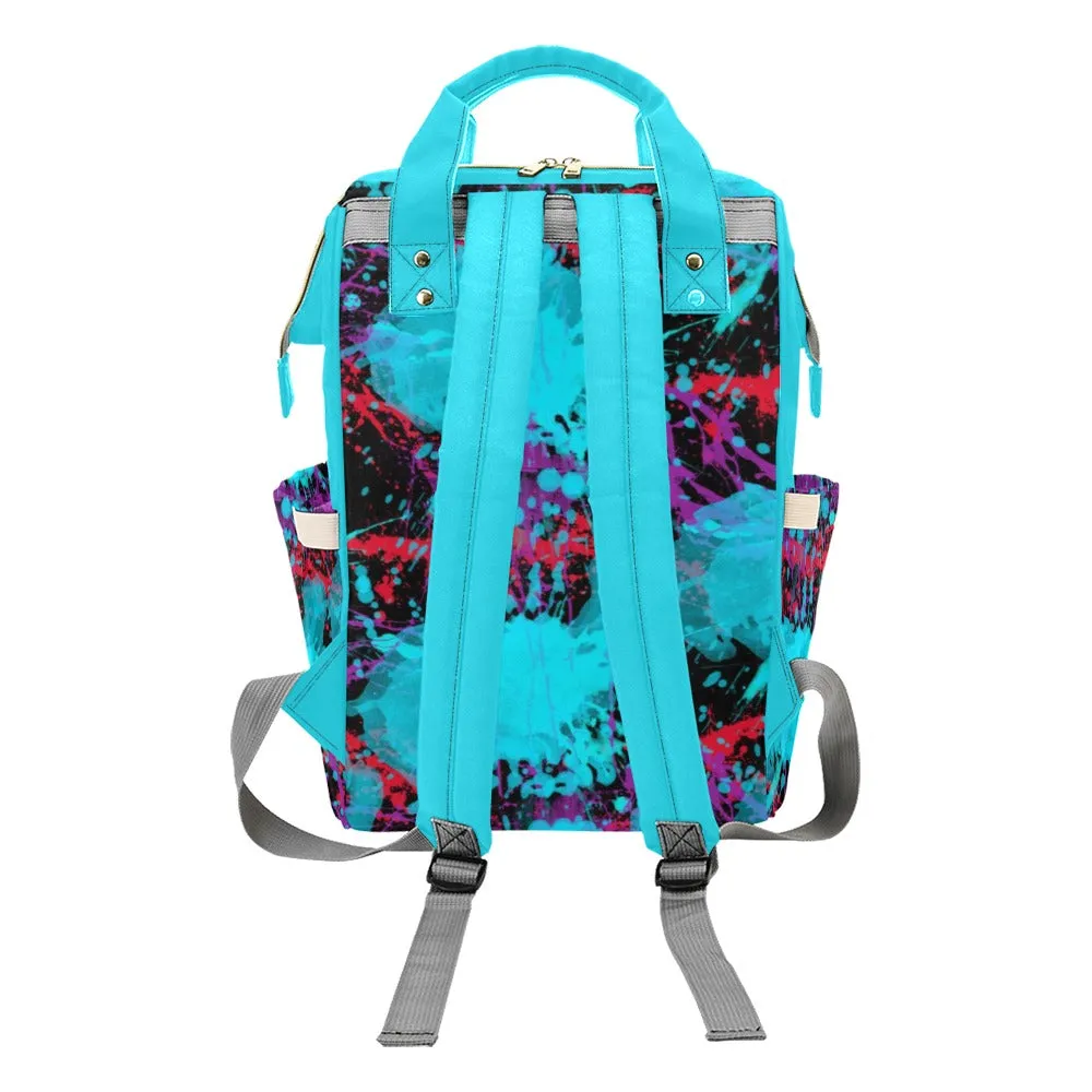 Sixty Eight 93 Logo White Splatter 1.2 Multi-Function BackPack