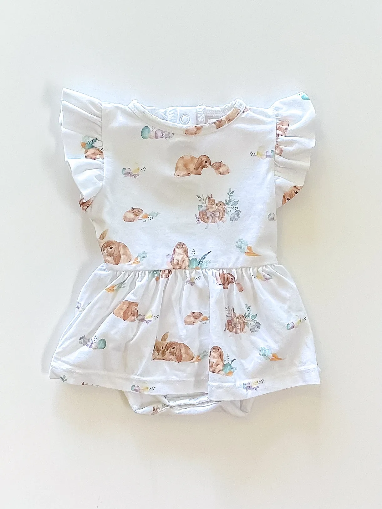 Snuggle Hunny organic bodysuit dress (0-3m)