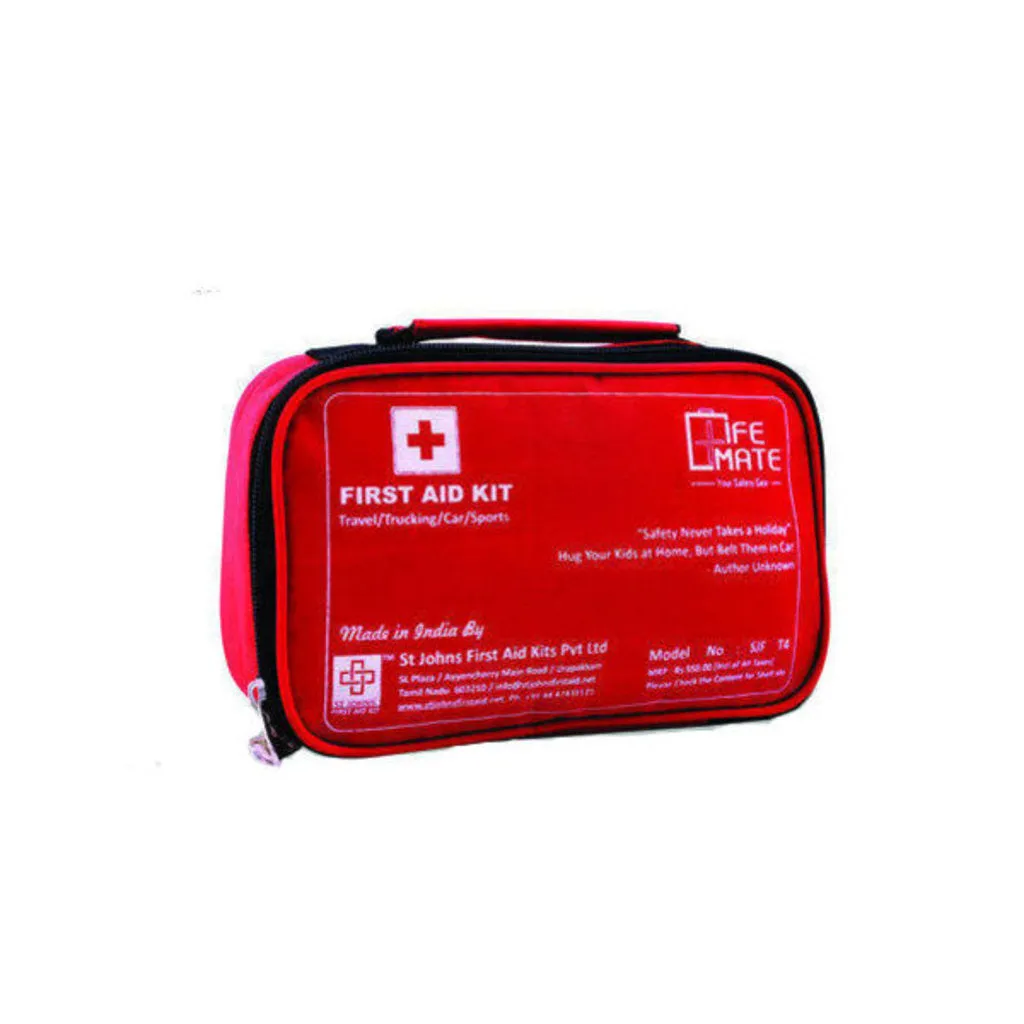 St.John's Travel First Aid Kit Small - Pouch - 27 Components SJF T1