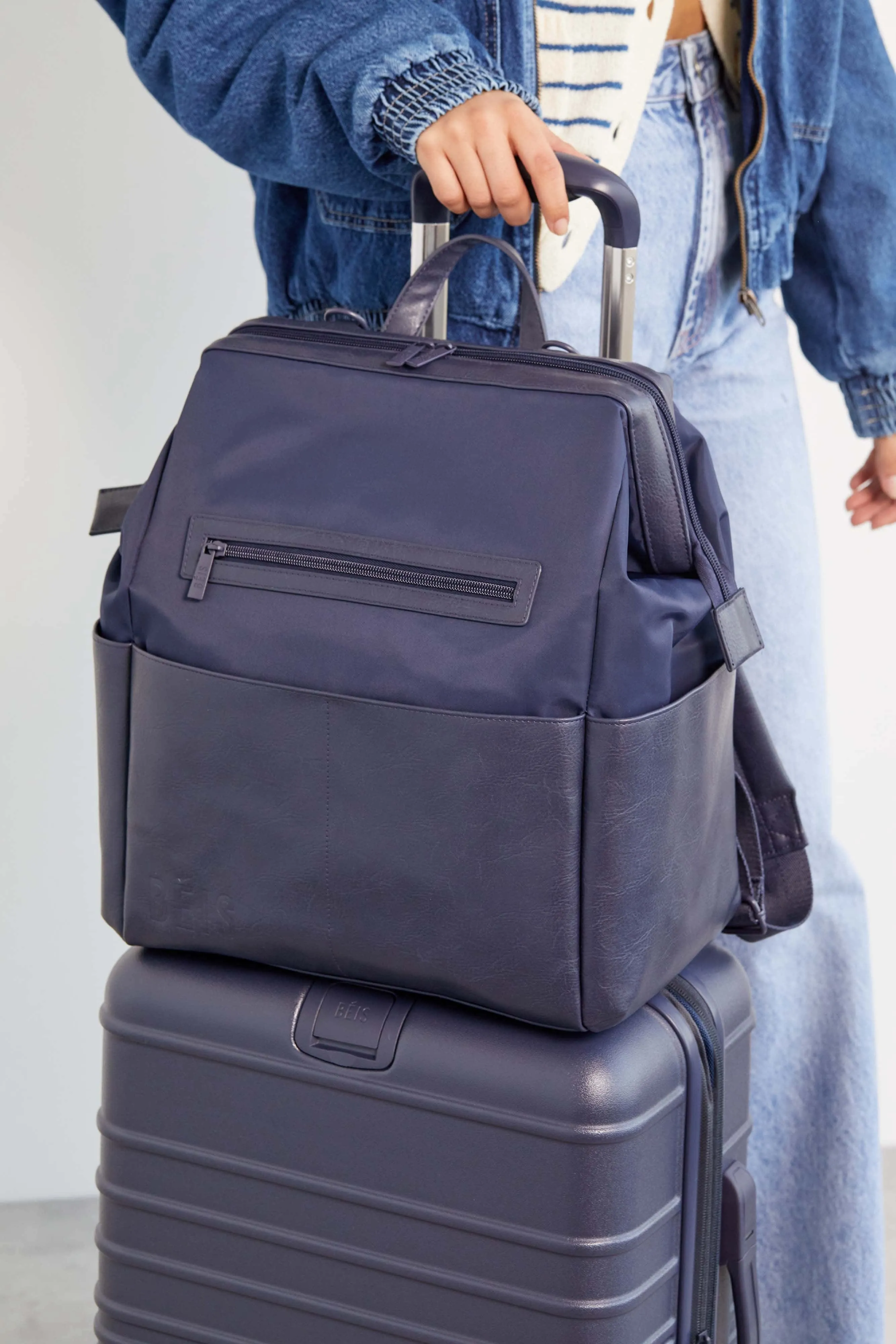 The Backpack Diaper Bag in Navy