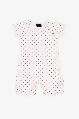 Toobydoo Sweetheart Baby Girls Romper