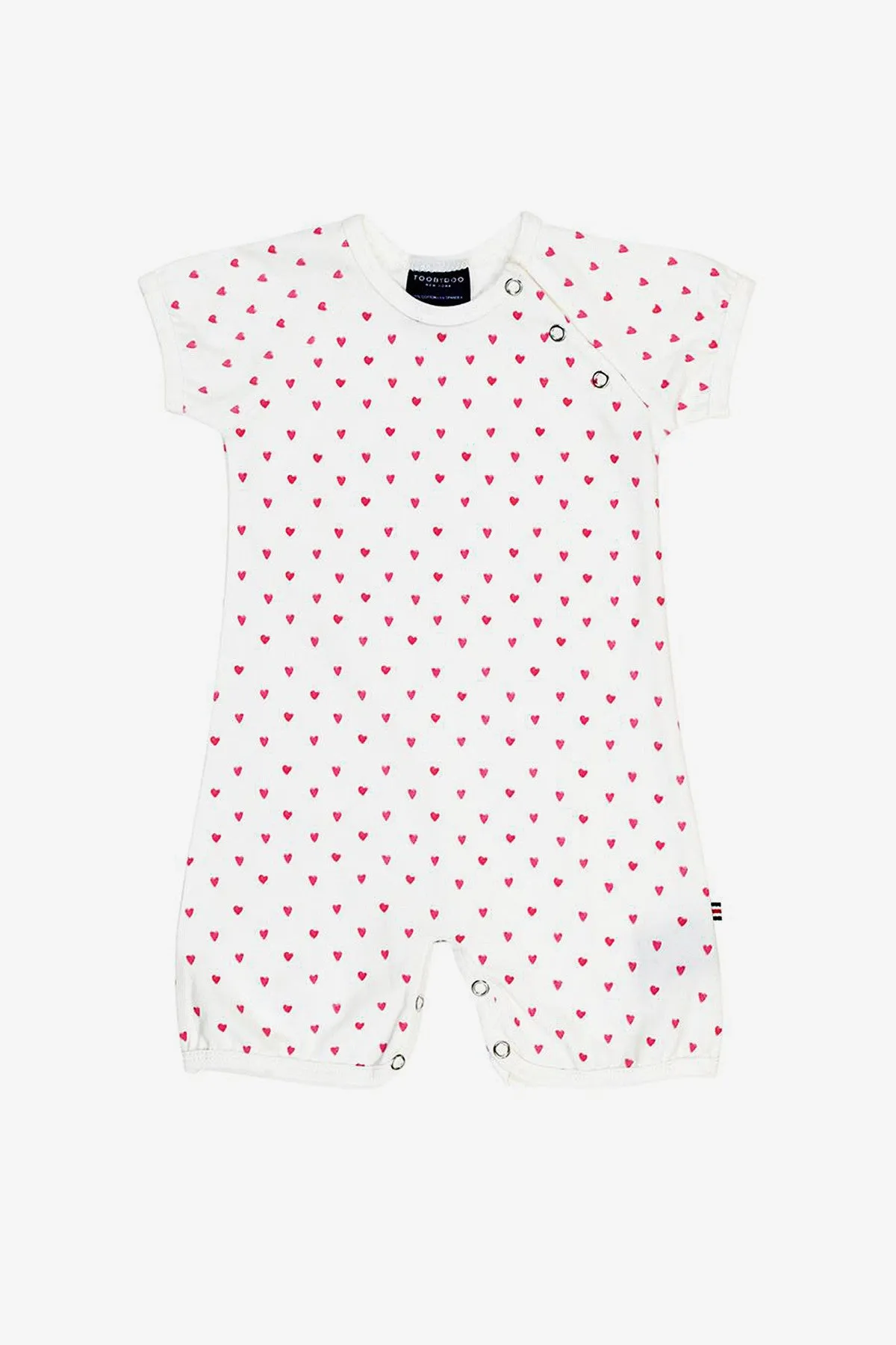 Toobydoo Sweetheart Baby Girls Romper