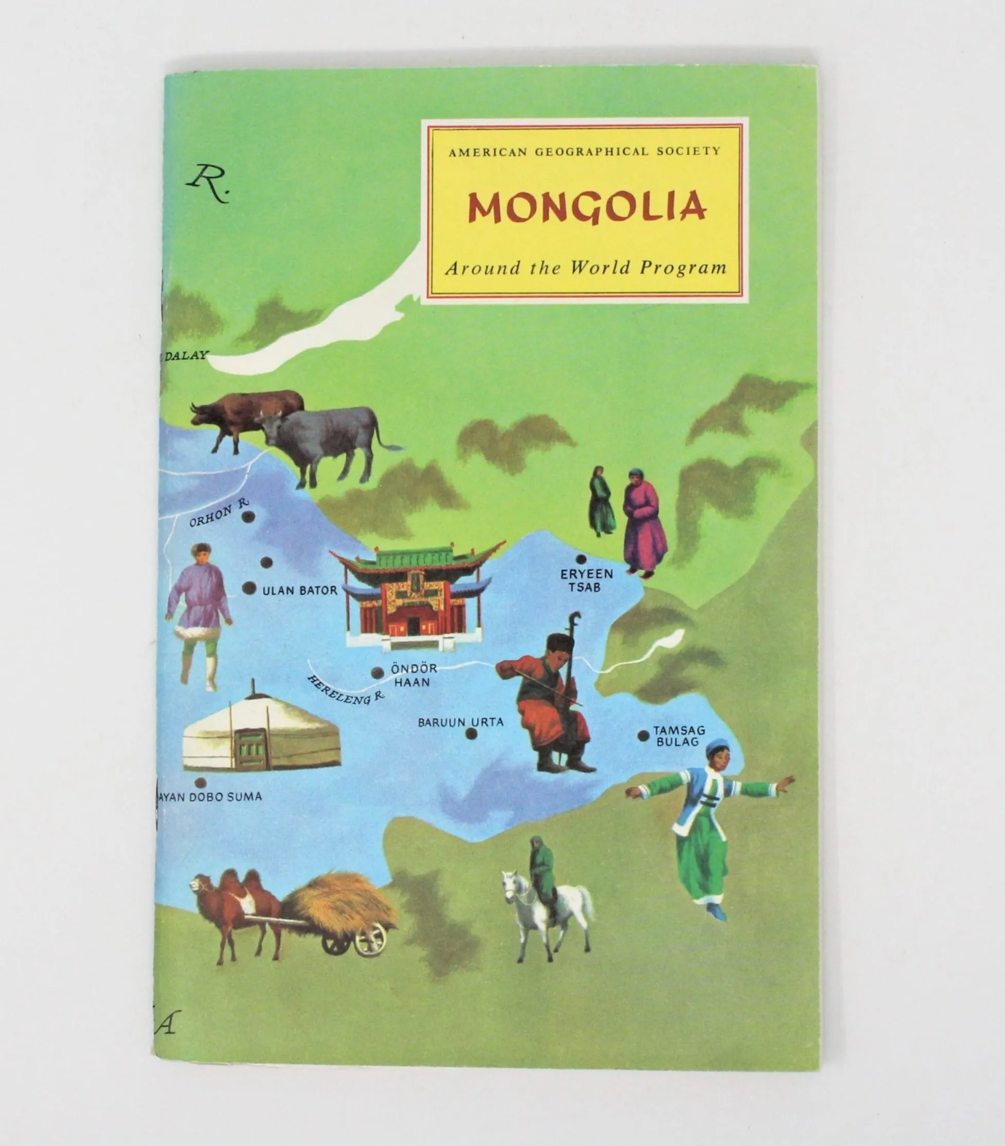 Travel Book, Geographical Society Around the World, Mongolia, 1967