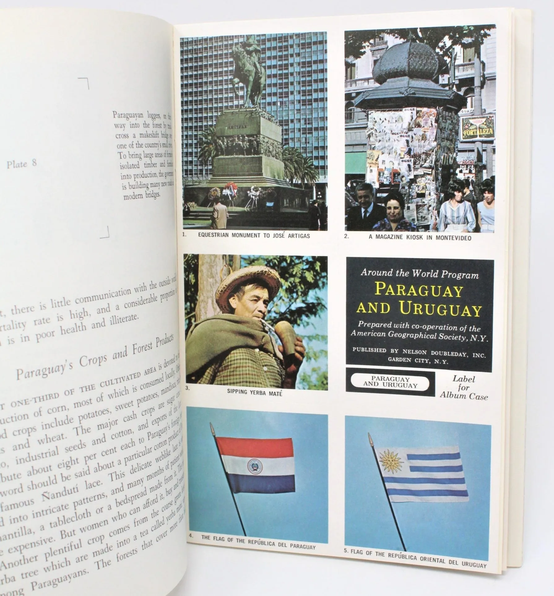 Travel Book, Geographical Society Around the World, Paraguay & Uruguay, 1967