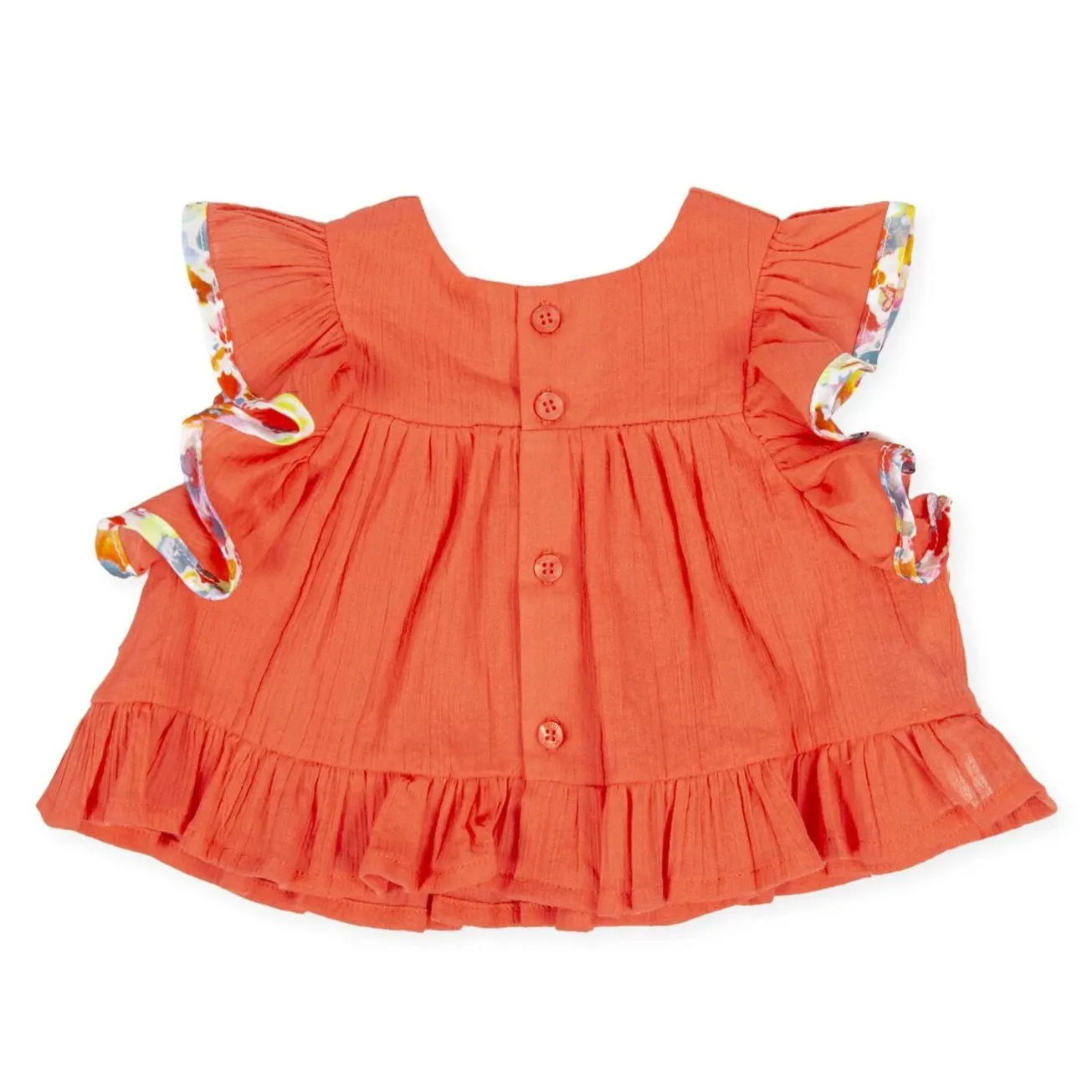 Tutto Piccolo Coral Blouse Tops