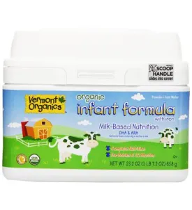 Vermont Organic Infant Formula Milk Based with DHA & ARA