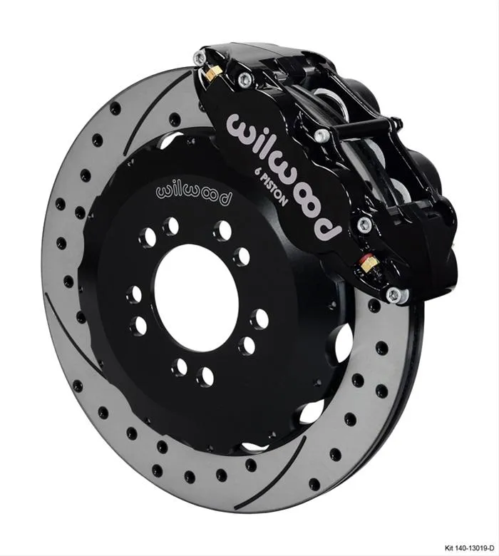 Wilwood Forged Narrow Superlite 6R Big Brake Front Brake Kits 140-13019-D