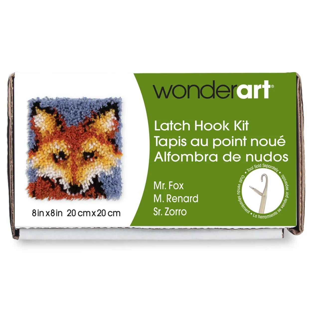 WonderArt Mr Fox Kit 8" x 8", Discontinued items