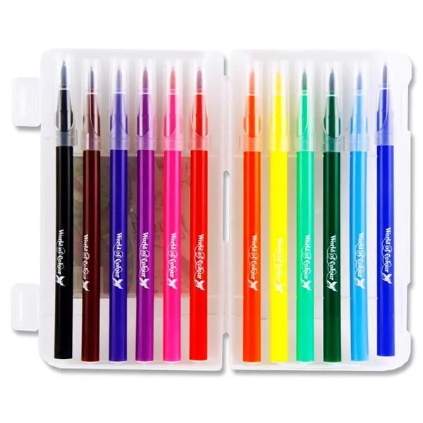 World of Colour - Brush Felt Tip Markers